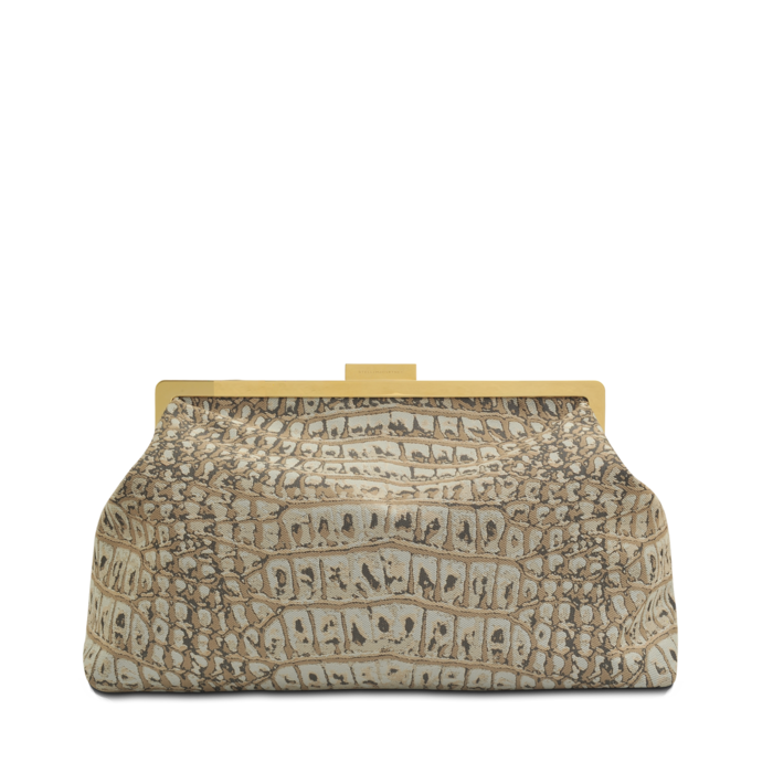 STELLA MCCARTNEY Clutch Oversize Lucia Croc Frauen